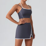 Stylish Women Gym Tracksuit Clothes Yoga Set 2 Pieces  Clean Vanilla Store