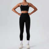 Stylish Women Gym Tracksuit Clothes Yoga Set 2 Pieces  Clean Vanilla Store