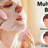 Natural Pink Rose Roller Gua Sha Set for Face Lifting  Clean Vanilla Store