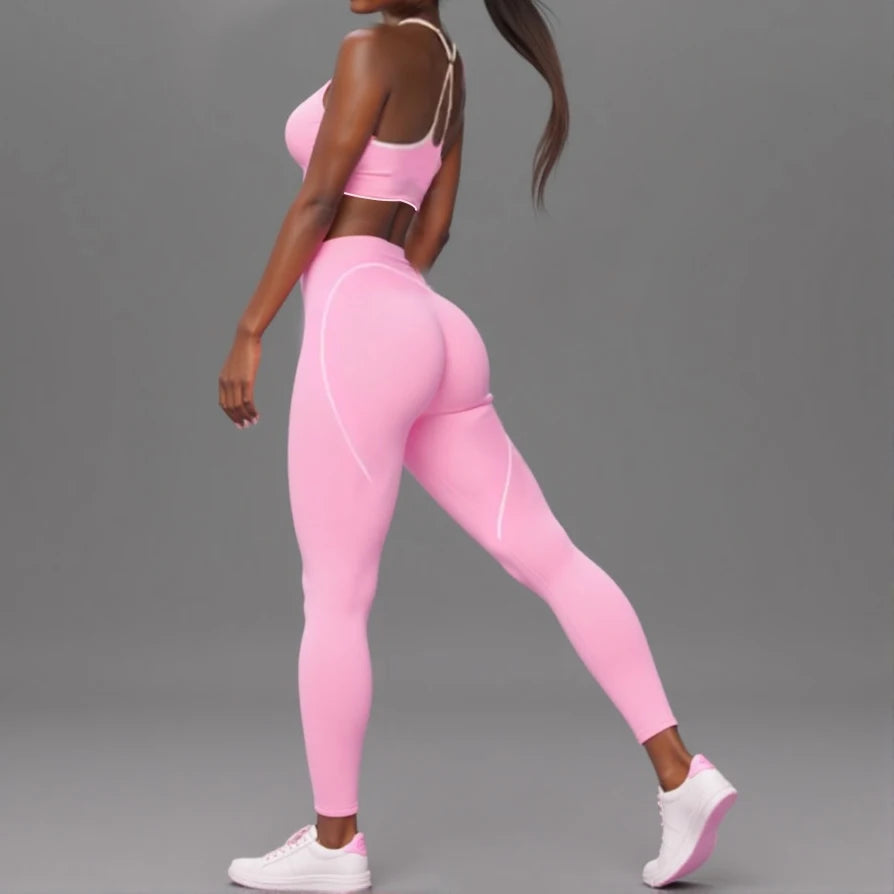 2025 New Women's Seamless High Waist Yoga Set  Clean Vanilla Store