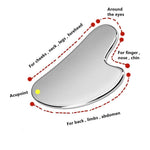 Stainless Steel Gua Sha Board for Spa Massage  Clean Vanilla Store