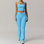 2PCS Yoga Suit Women Gym Set Long Sleeve Zipper  Clean Vanilla Store