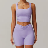 2PCS Yoga Suit Women Gym Set Long Sleeve Zipper  Clean Vanilla Store