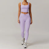 2PCS Yoga Suit Women Gym Set Long Sleeve Zipper  Clean Vanilla Store