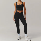 2PCS Yoga Suit Women Gym Set Long Sleeve Zipper  Clean Vanilla Store
