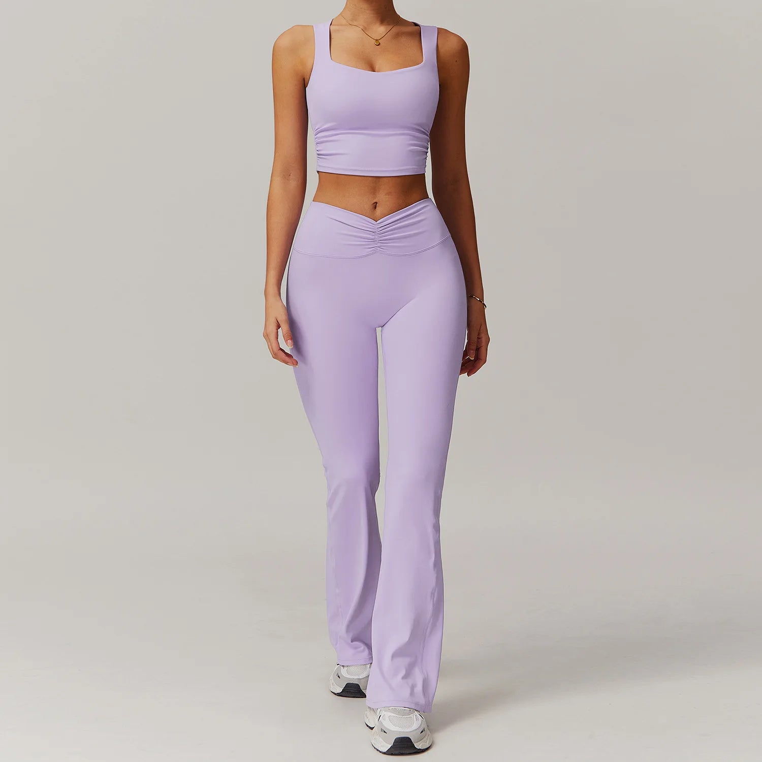 2PCS Yoga Suit Women Gym Set Long Sleeve Zipper  Clean Vanilla Store