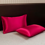 Solid Satin Bedding Set - Luxurious Sleep Experience  Clean Vanilla Store