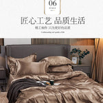 Solid Satin Bedding Set - Luxurious Sleep Experience  Clean Vanilla Store