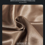 Solid Satin Bedding Set - Luxurious Sleep Experience  Clean Vanilla Store