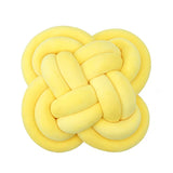 Inyahome Knot Pillow Ball Xmas Plush Floor Cushion  Clean Vanilla Store