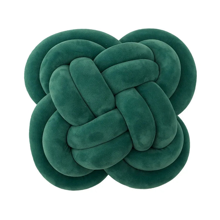 Inyahome Knot Pillow Ball Xmas Plush Floor Cushion  Clean Vanilla Store