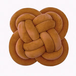 Inyahome Knot Pillow Ball Xmas Plush Floor Cushion  Clean Vanilla Store