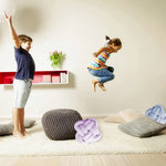 Inyahome Knot Pillow Ball Xmas Plush Floor Cushion  Clean Vanilla Store