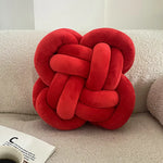 Inyahome Knot Pillow Ball Xmas Plush Floor Cushion  Clean Vanilla Store