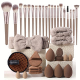 20/40pcs Makeup Tool Set with 20 Brushes & More