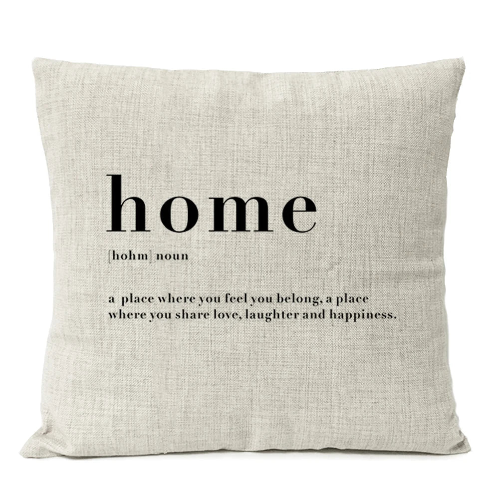 Abstract Minimalist Boho Pillow Cover - Black Design  Clean Vanilla Store