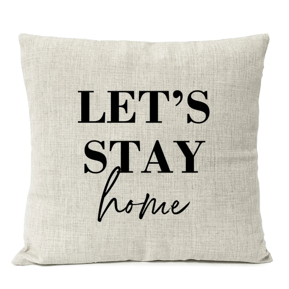 Abstract Minimalist Boho Pillow Cover - Black Design  Clean Vanilla Store