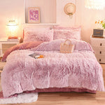 3Pcs Super Warm Coral Fleece Bedding Set Cozy Comfort  Clean Vanilla Store