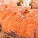 3Pcs Super Warm Coral Fleece Bedding Set Cozy Comfort  Clean Vanilla Store