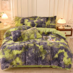 3Pcs Super Warm Coral Fleece Bedding Set Cozy Comfort  Clean Vanilla Store