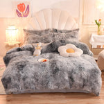 3Pcs Super Warm Coral Fleece Bedding Set Cozy Comfort  Clean Vanilla Store
