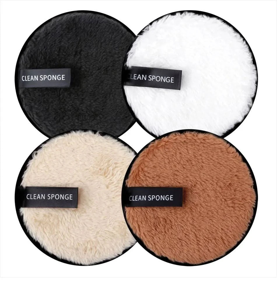 4Pcs Makeup Remover Wipes Reusable Cotton Pads  Clean Vanilla Store