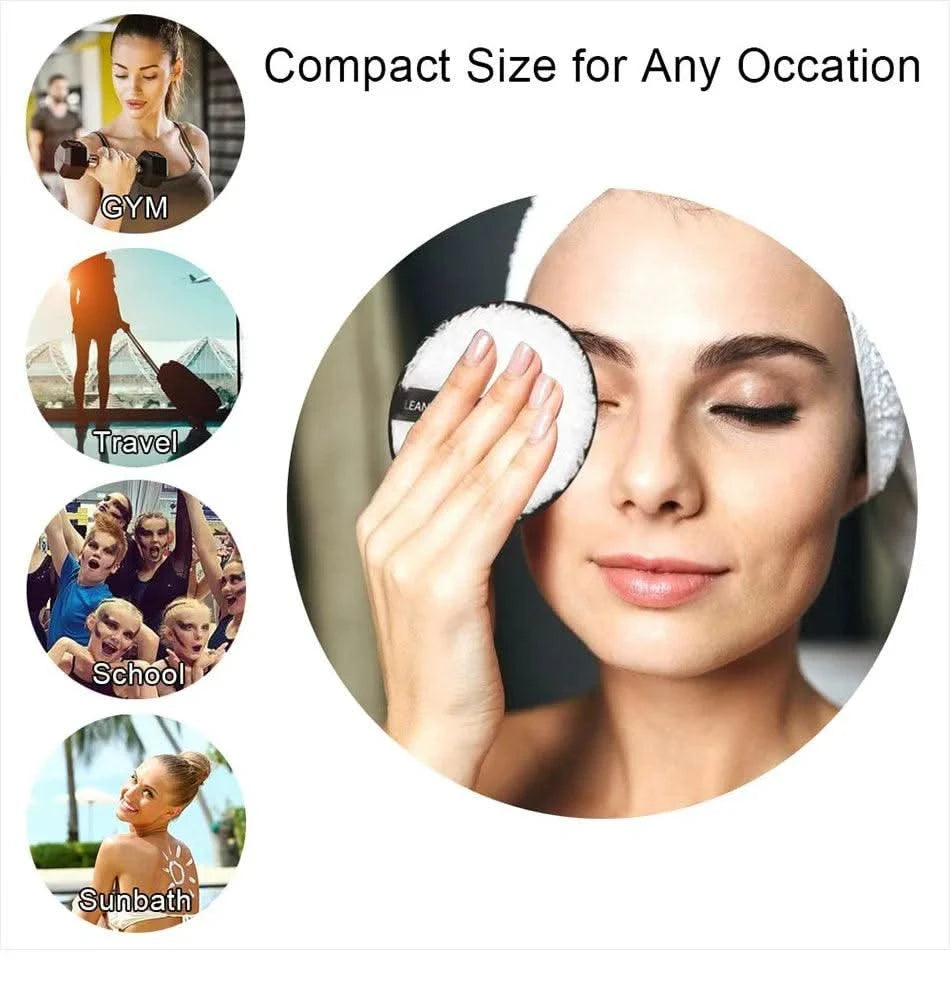 4Pcs Makeup Remover Wipes Reusable Cotton Pads  Clean Vanilla Store