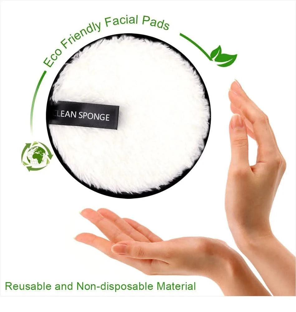 4Pcs Makeup Remover Wipes Reusable Cotton Pads  Clean Vanilla Store