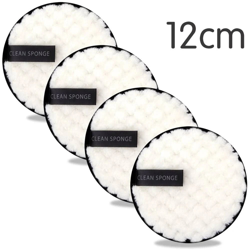 4Pcs Makeup Remover Wipes Reusable Cotton Pads  Clean Vanilla Store
