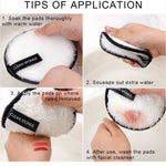 4Pcs Makeup Remover Wipes Reusable Cotton Pads  Clean Vanilla Store