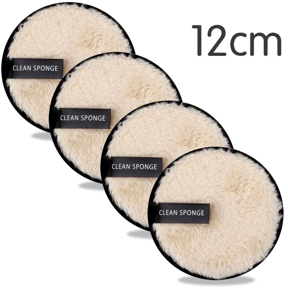 4Pcs Makeup Remover Wipes Reusable Cotton Pads  Clean Vanilla Store