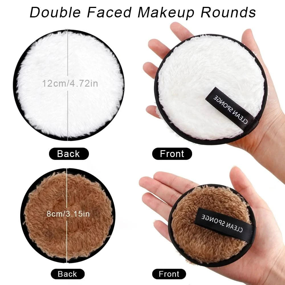 4Pcs Makeup Remover Wipes Reusable Cotton Pads  Clean Vanilla Store