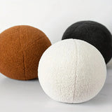 Spherical Boucle Throw Pillow Cushion for Cozy Style  Clean Vanilla Store