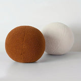 Spherical Boucle Throw Pillow Cushion for Cozy Style  Clean Vanilla Store