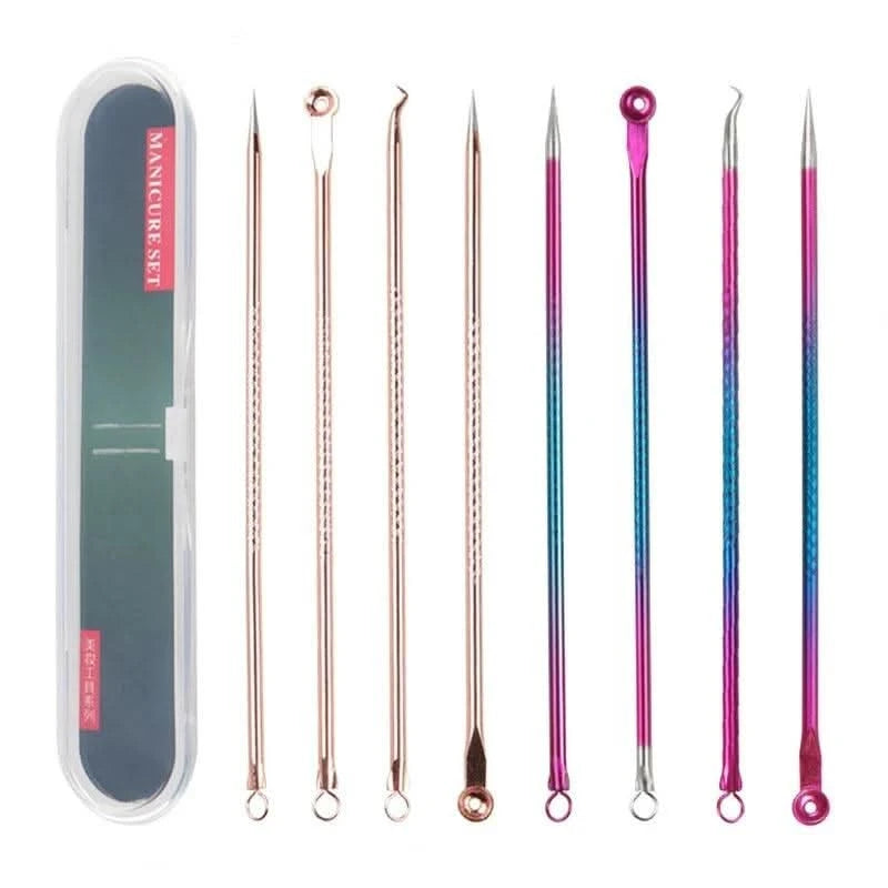 4PCS Acne Blackhead Comedone Tool Set for Clear Skin  Clean Vanilla Store