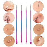 4PCS Acne Blackhead Comedone Tool Set for Clear Skin  Clean Vanilla Store
