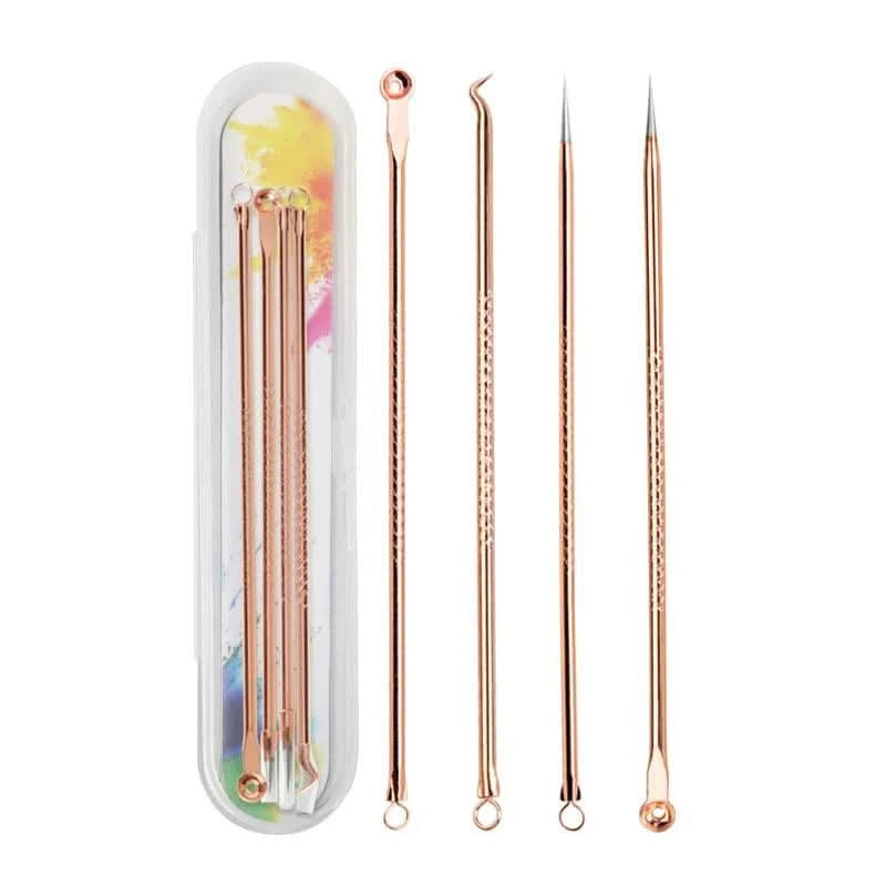 4PCS Acne Blackhead Comedone Tool Set for Clear Skin  Clean Vanilla Store