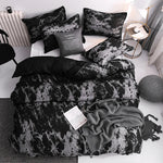 Soft Marble Duvet Cover Set for Cozy Bedroom 2pcs  Clean Vanilla Store