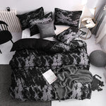 Soft Marble Duvet Cover Set for Cozy Bedroom 2pcs  Clean Vanilla Store