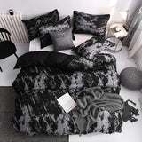 Soft Marble Duvet Cover Set for Cozy Bedroom 2pcs  Clean Vanilla Store