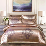 Luxury Silk Satin Bedding Set - Timeless Comfort 3-Piece  Clean Vanilla Store