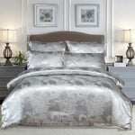 Luxury Silk Satin Bedding Set - Timeless Comfort 3-Piece  Clean Vanilla Store