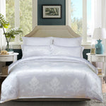 Luxury Silk Satin Bedding Set - Timeless Comfort 3-Piece  Clean Vanilla Store
