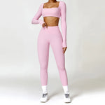 Fashionable 2-Piece Sports Co-Ord Set – Leggings & Top  Clean Vanilla Store