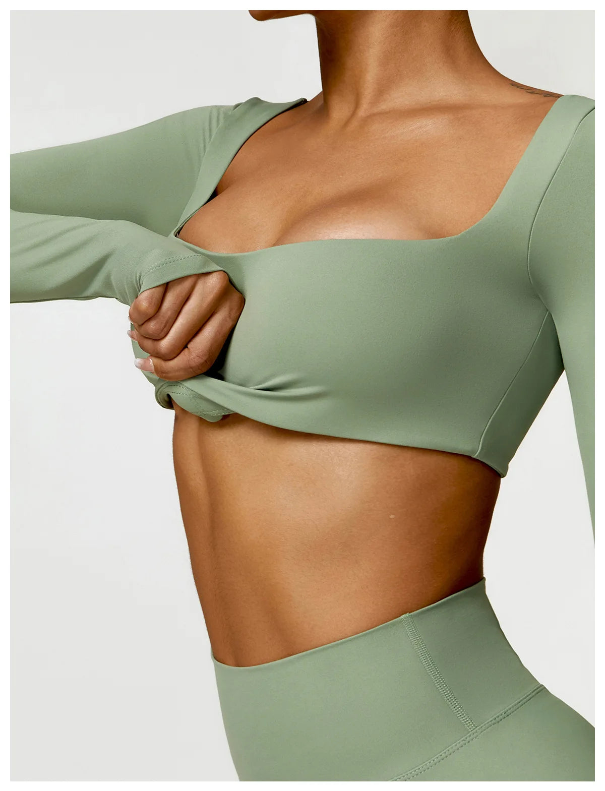 Fashionable 2-Piece Sports Co-Ord Set – Leggings & Top  Clean Vanilla Store