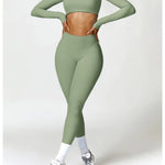 Fashionable 2-Piece Sports Co-Ord Set – Leggings & Top  Clean Vanilla Store