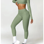 Fashionable 2-Piece Sports Co-Ord Set – Leggings & Top  Clean Vanilla Store