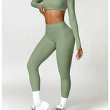 Fashionable 2-Piece Sports Co-Ord Set – Leggings & Top  Clean Vanilla Store