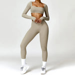 Fashionable 2-Piece Sports Co-Ord Set – Leggings & Top  Clean Vanilla Store
