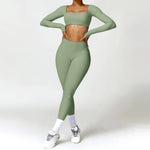Fashionable 2-Piece Sports Co-Ord Set – Leggings & Top  Clean Vanilla Store